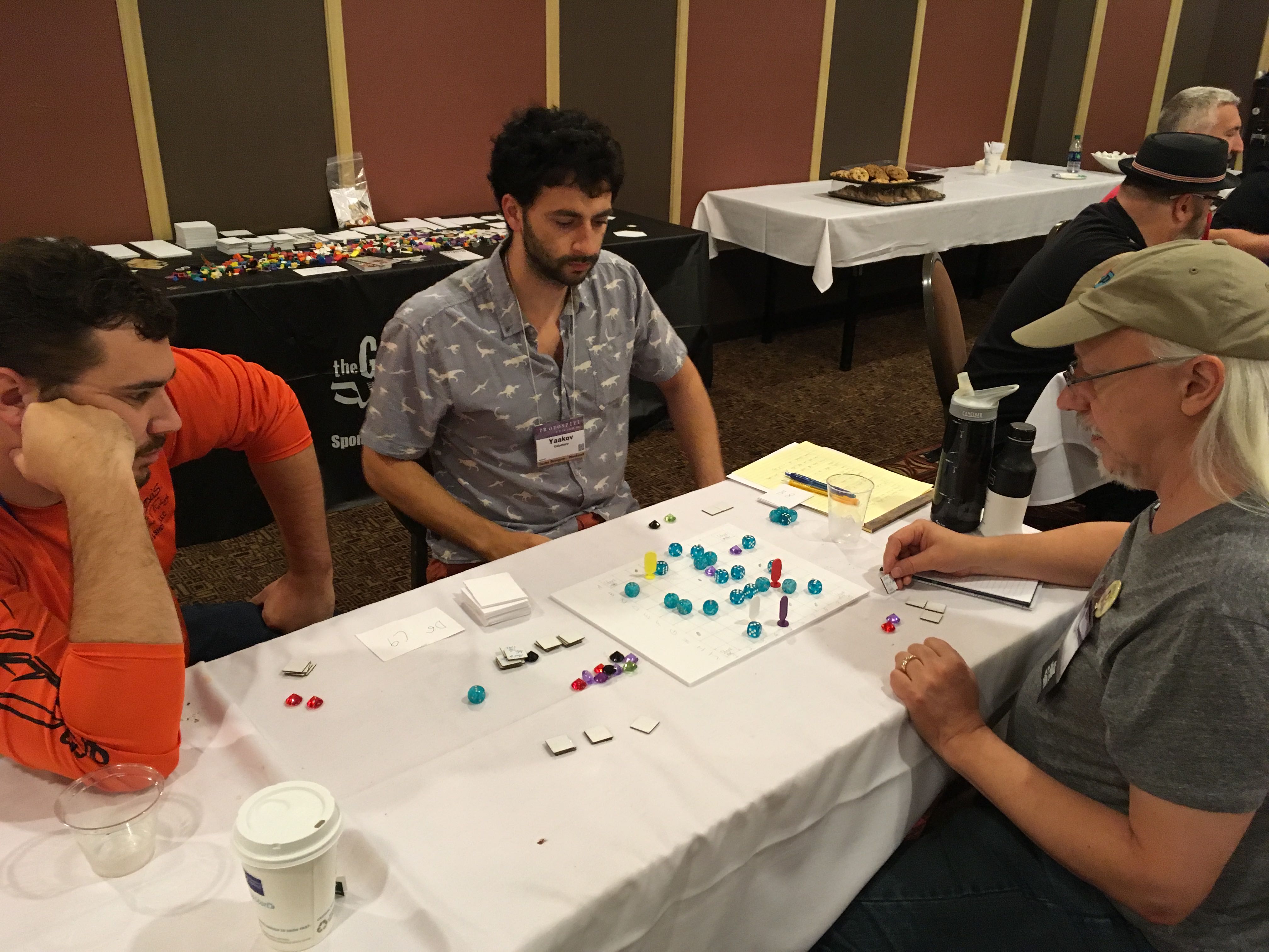 PS-17 Men playing dice game.